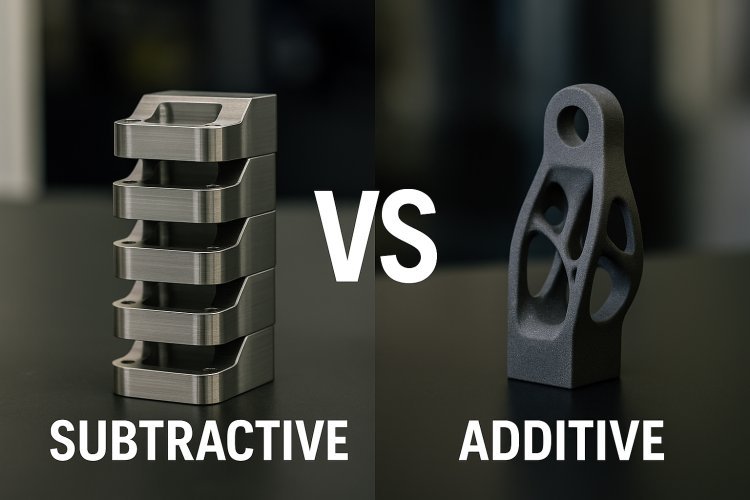 Additive Manufacturing vs. Subtractive Manufacturing: A Cost-Benefit Analysis