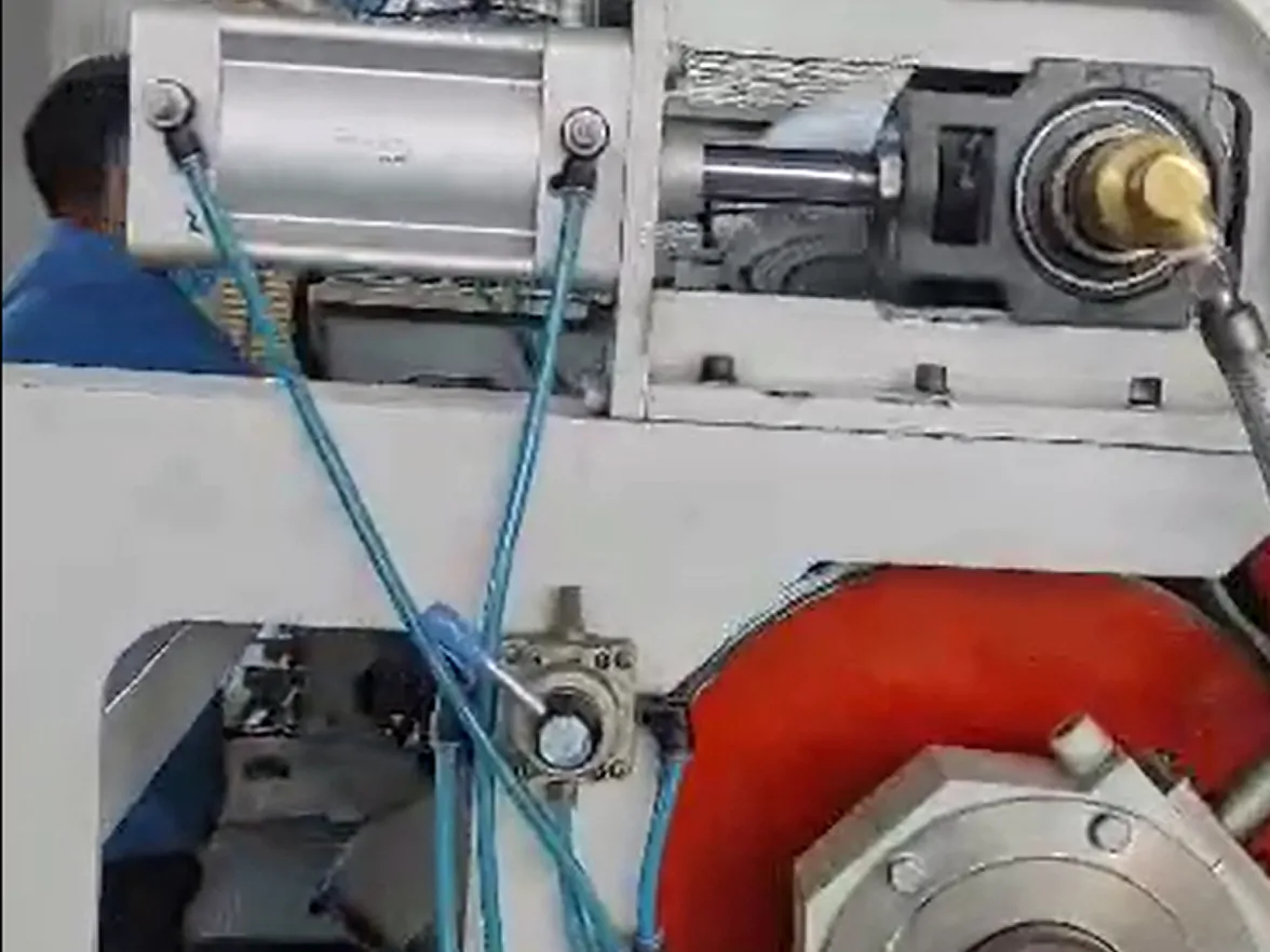 Synthetic paper production line