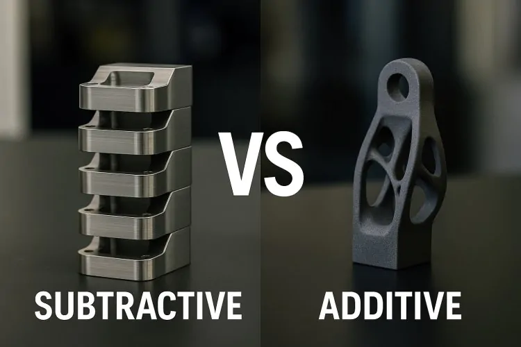 Additive Manufacturing vs. Subtractive Manufacturing: A Cost-Benefit Analysis